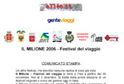 il milione - comunicato stampa