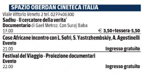 Il Giornale/Ediz Milano – Spazio Oberdan Cineteca Italia