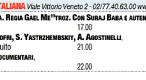 La Repubblica/ Ediz Milano – Spazio Oberdan Cineteca Italiana