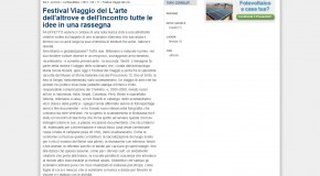 La Repubblica.it – L’arte dell’altrove e dell’incontro tutte le idee in una rassegna