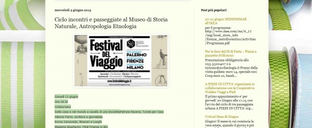 Vivere (S)low cost and green – Ciclo incontri e passeggiate al Museo di Storia Naturale, Antropologia Etnologia