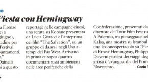 L’espresso – Facciamo festa con Hemingway