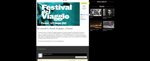 Firenze Made in Tuscany – Festival del Viaggio 2012