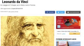 La Nazione – In scooter dalla Toscana alla Francia nel nome di Leonardo da Vinci