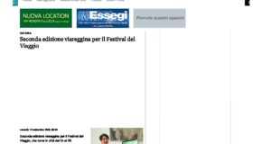 Seconda edizione viareggina per il Festival del Viaggio – Gazzetta di Viareggio